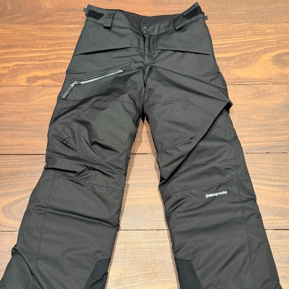 NWT Patagonia Boys' Snowshot Pants, Medium (M), Black